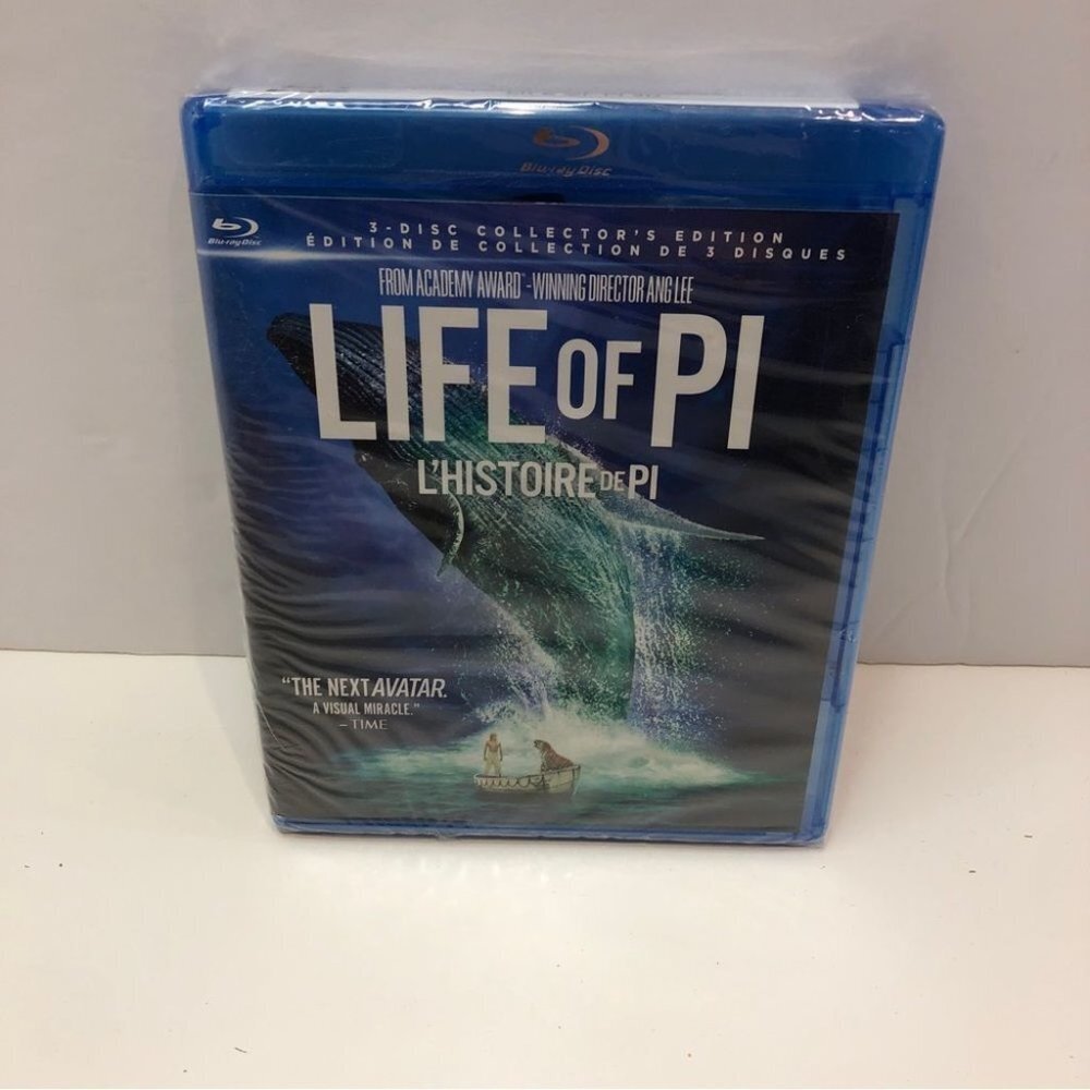Life Of Pi Blu Ray 3 Disk Collectors Edition Sealed